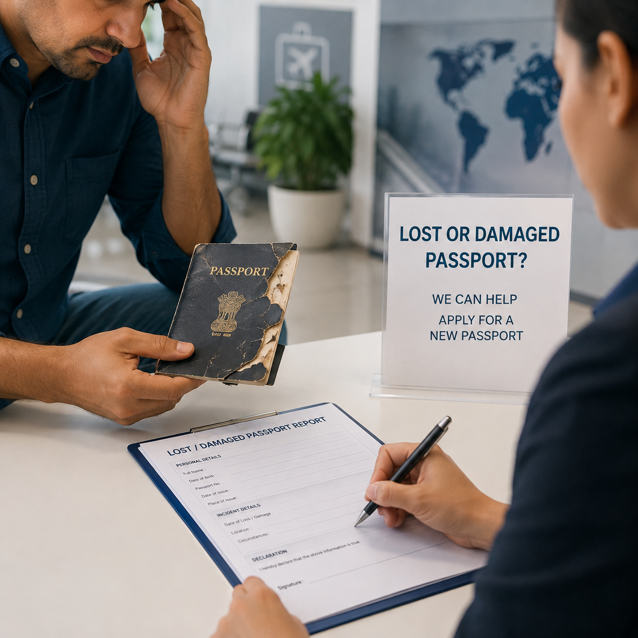 Lost or Damaged Passport
